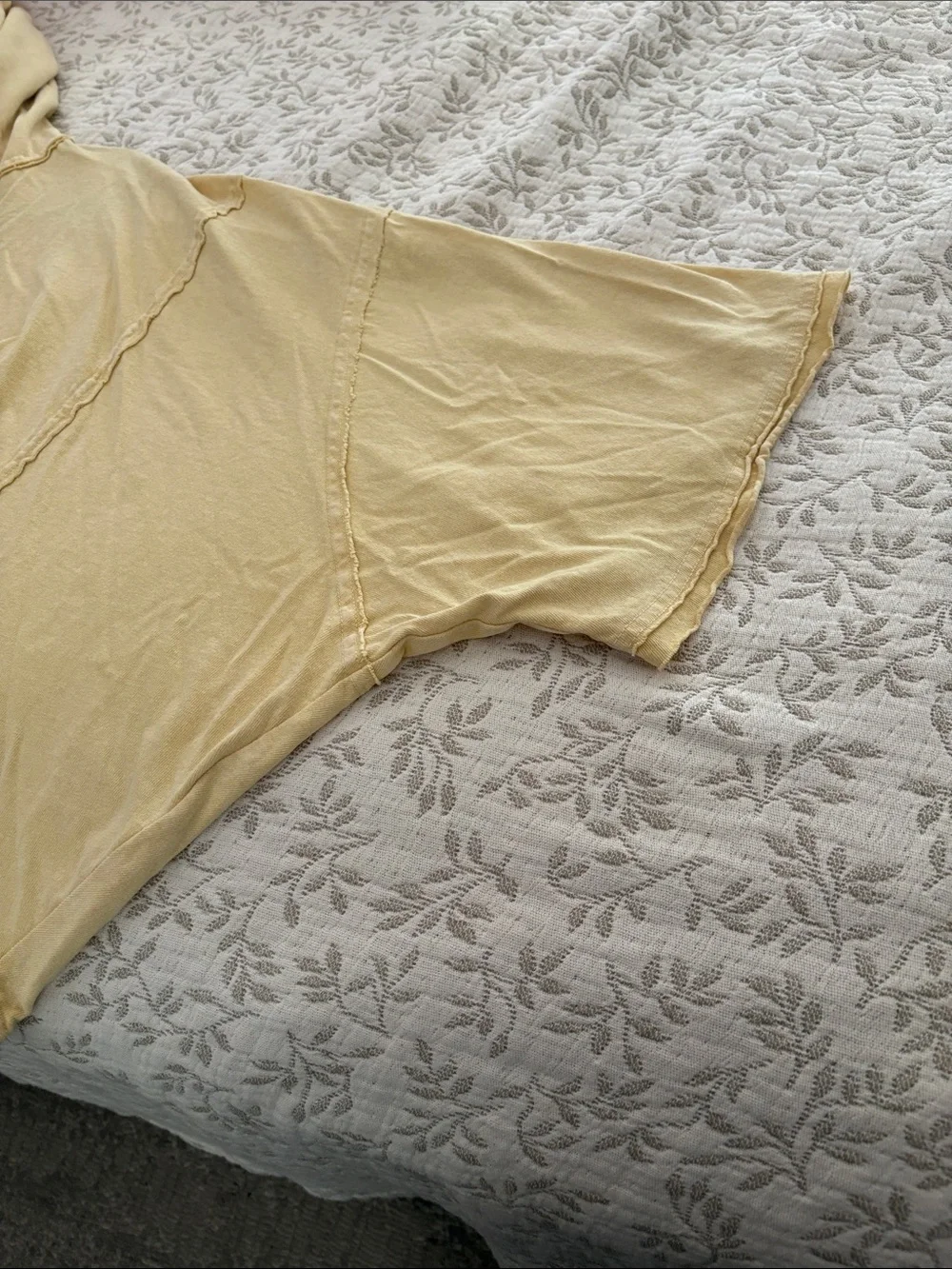 We The Free Hooded Top in Pale Yellow